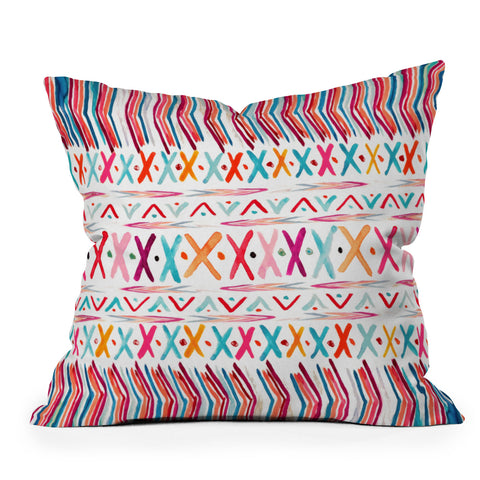 Monika Strigel Crazy Echo Throw Pillow