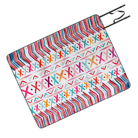 Monika Strigel Crazy Echo Picnic Blanket