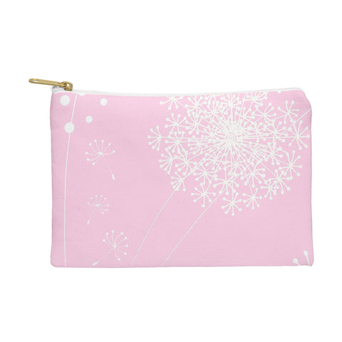 Monika Strigel Dandelion Snowflake Pink Pouch
