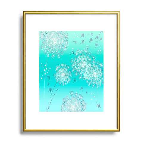 Monika Strigel Dandy Snowflake Metal Framed Art Print