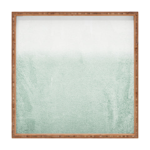 Monika Strigel FADING GREEN EUCALYPTUS Square Tray