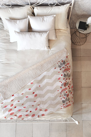 Monika Strigel Fall In Love Fleece Throw Blanket