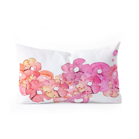 Monika Strigel Fantasia Flurished Oblong Throw Pillow