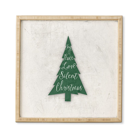 Monika Strigel FARMHOUSE CHRISTMAS TREE GREEN Framed Wall Art