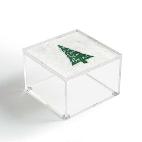 Monika Strigel FARMHOUSE CHRISTMAS TREE GREEN Acrylic Box