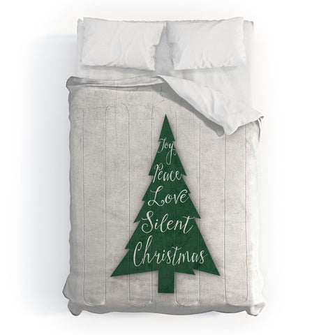 Monika Strigel FARMHOUSE CHRISTMAS TREE GREEN Comforter