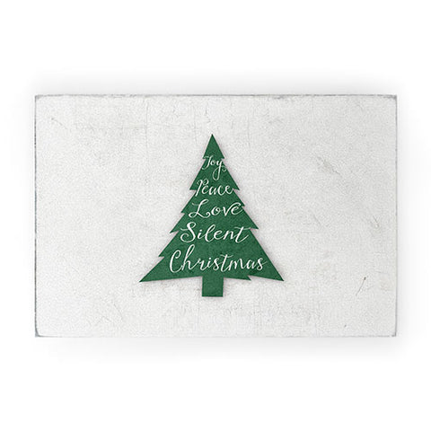 Monika Strigel FARMHOUSE CHRISTMAS TREE GREEN Welcome Mat