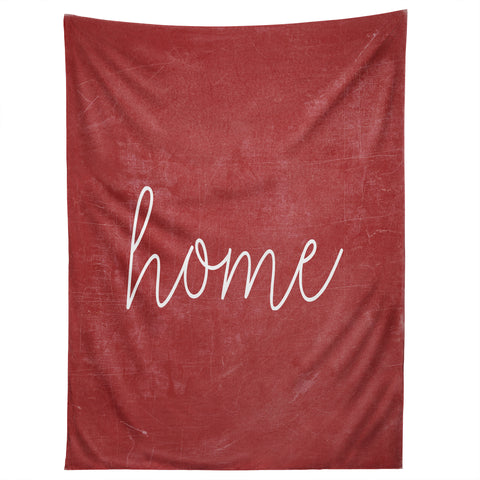 Monika Strigel FARMHOUSE HOME CHALKBOARD RED Tapestry