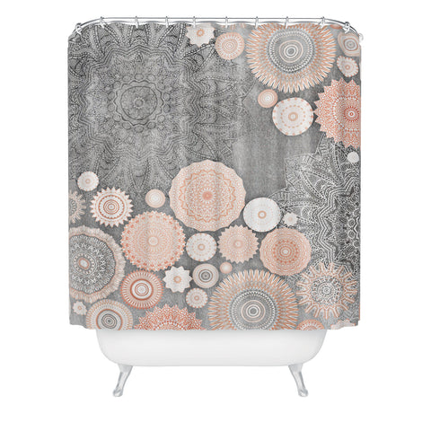 Monika Strigel FESTIVAL FLOW BLUSH Shower Curtain
