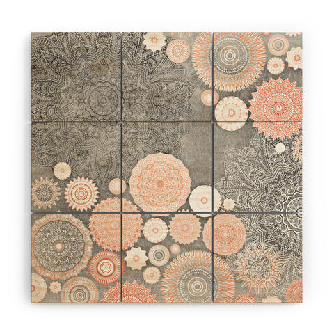 Monika Strigel FESTIVAL FLOW BLUSH Wood Wall Mural