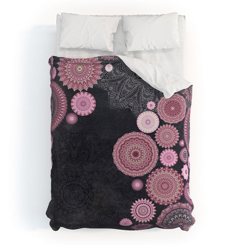 Monika Strigel FESTIVAL FLOW PINK Duvet Cover