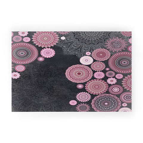Monika Strigel FESTIVAL FLOW PINK Welcome Mat