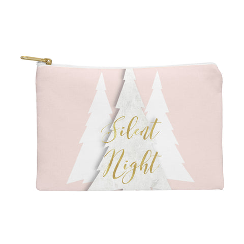Monika Strigel FESTIVE MERRY LITTLE CHRISTMAS PALE PEACH Pouch
