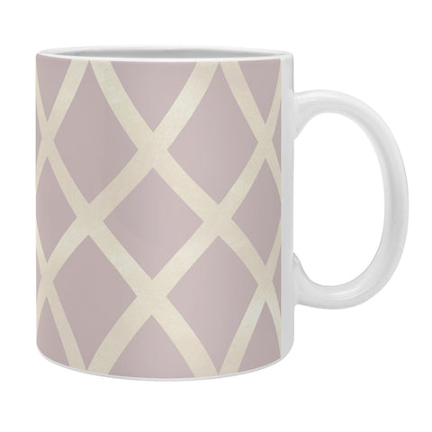 Monika Strigel FESTIVE RIBBONS BLUSH ROSEWOOD Coffee Mug
