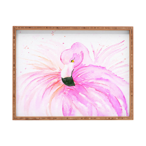 Monika Strigel Flamingo Ballerina Rectangular Tray