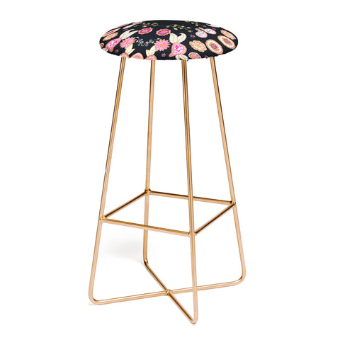 Monika Strigel FLOWER CHILD PINK Bar Stool