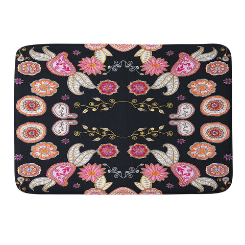 Monika Strigel FLOWER CHILD PINK Memory Foam Bath Mat