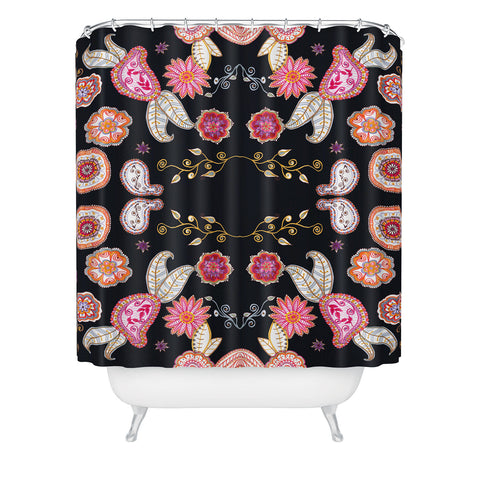 Monika Strigel FLOWER CHILD PINK Shower Curtain