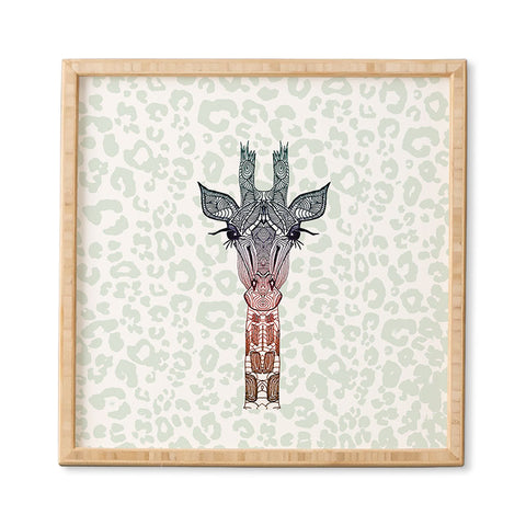 Monika Strigel Giraffe Meets Leopard Framed Wall Art