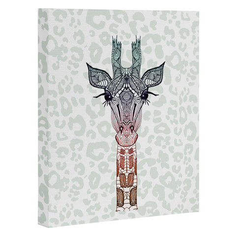Monika Strigel Giraffe Meets Leopard Art Canvas