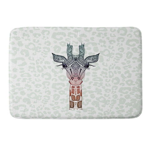 Monika Strigel Giraffe Meets Leopard Memory Foam Bath Mat