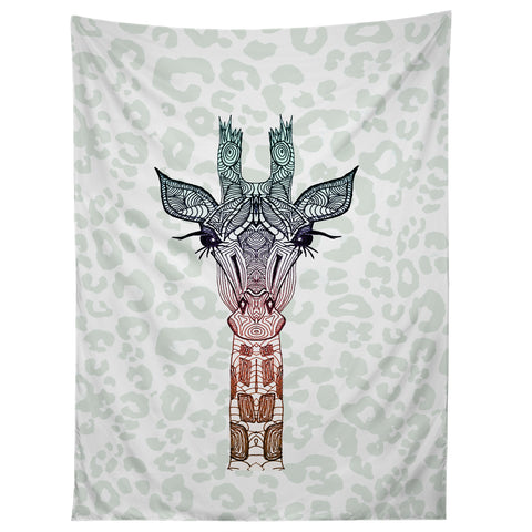 Monika Strigel Giraffe Meets Leopard Tapestry