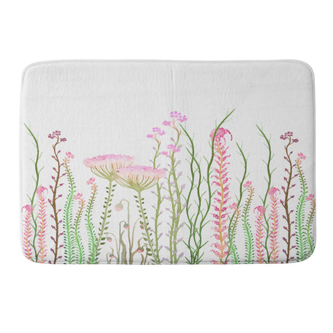 Monika Strigel Grasshoppers Paradise Memory Foam Bath Mat