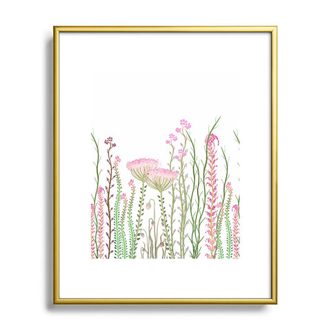 Monika Strigel Grasshoppers Paradise Metal Framed Art Print