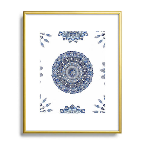 Monika Strigel Greek Blue Sunshine Metal Framed Art Print