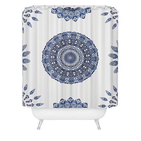 Monika Strigel Greek Blue Sunshine Shower Curtain