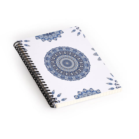 Monika Strigel Greek Blue Sunshine Spiral Notebook