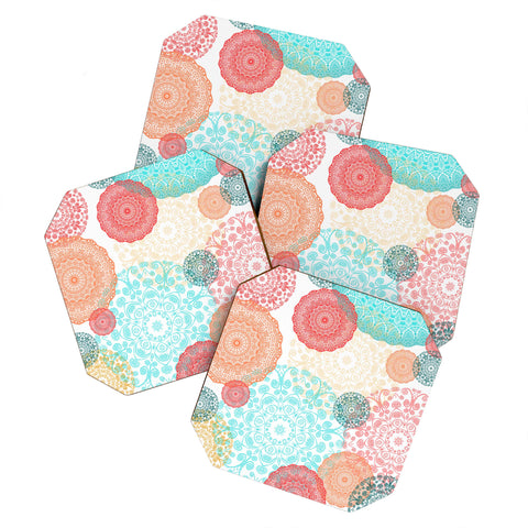 Monika Strigel Happy Go Lucky Coaster Set