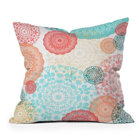 Monika Strigel Happy Go Lucky Throw Pillow