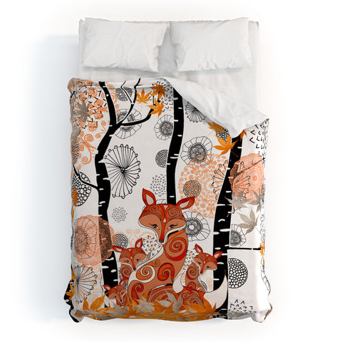 Monika Strigel Hello Foxy Duvet Cover