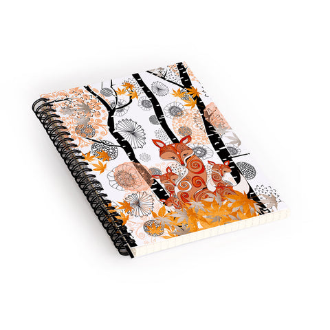 Monika Strigel Hello Foxy Spiral Notebook