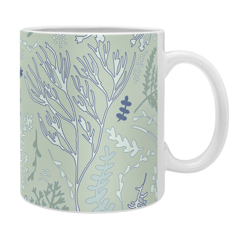 Monika Strigel HERBS AND FERNS PASTEL GREEN Coffee Mug