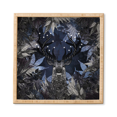 Monika Strigel King Of The Night Blue Framed Wall Art