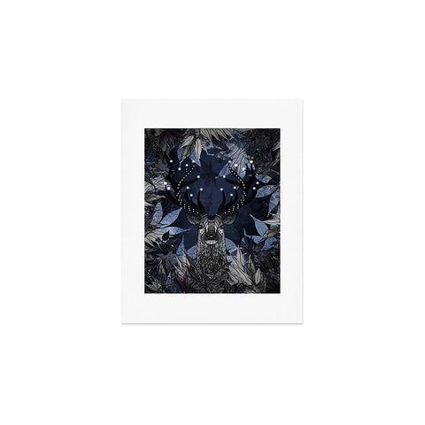 Monika Strigel King Of The Night Blue Art Print