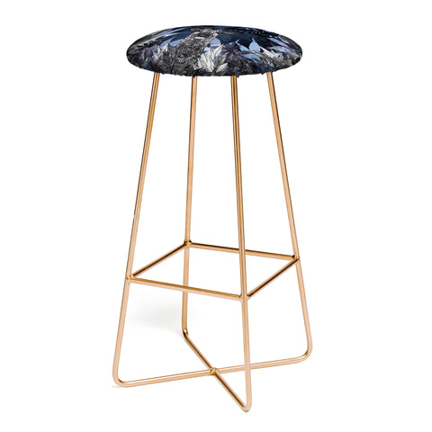Monika Strigel King Of The Night Blue Bar Stool