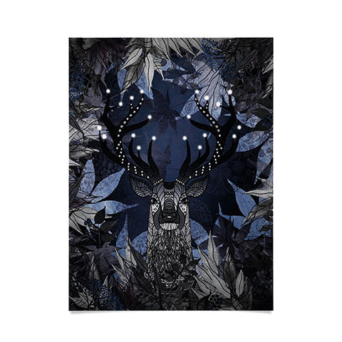 Monika Strigel King Of The Night Blue Poster