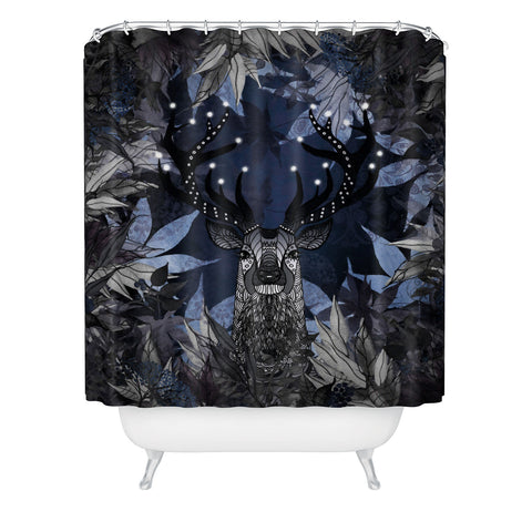 Monika Strigel King Of The Night Blue Shower Curtain