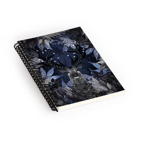 Monika Strigel King Of The Night Blue Spiral Notebook