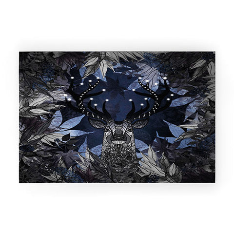 Monika Strigel King Of The Night Blue Welcome Mat