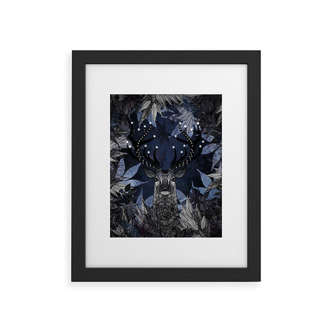 Monika Strigel King Of The Night Blue Framed Art Print