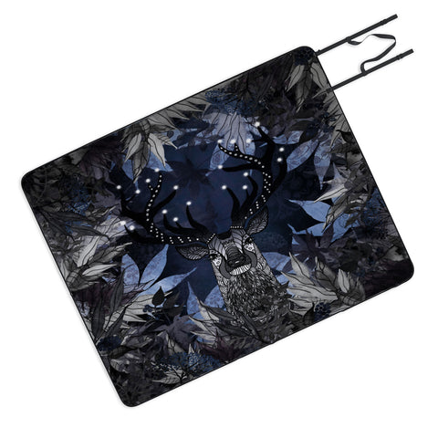 Monika Strigel King Of The Night Blue Picnic Blanket