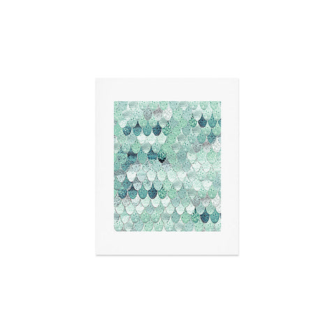 Monika Strigel LILY MINT MERMAID Art Print