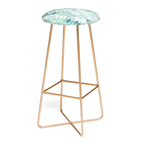 Monika Strigel LILY MINT MERMAID Bar Stool