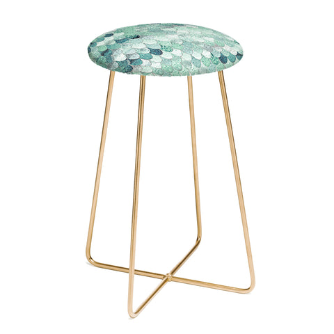 Monika Strigel LILY MINT MERMAID Counter Stool