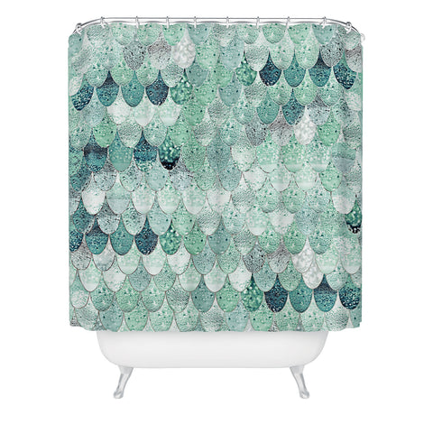 Monika Strigel LILY MINT MERMAID Shower Curtain