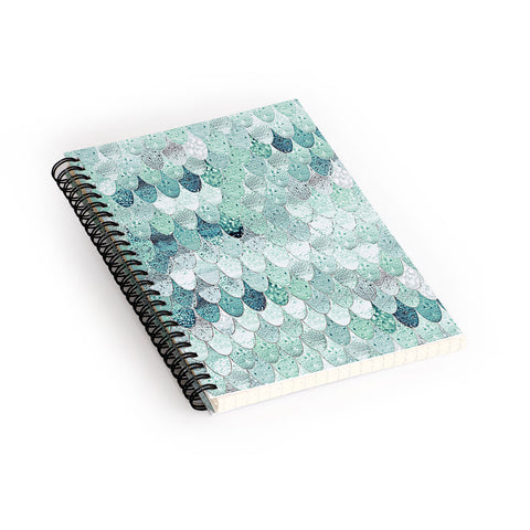 Monika Strigel LILY MINT MERMAID Spiral Notebook
